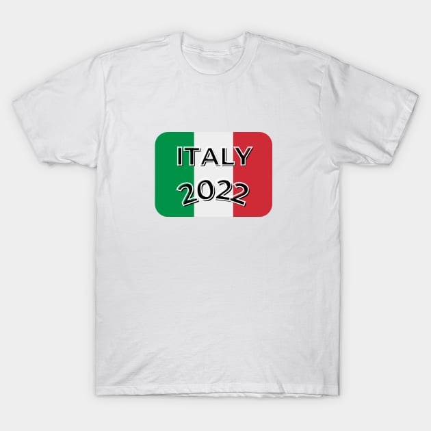 Italy 2022 Ver 1 T-Shirt by AnastasioArts